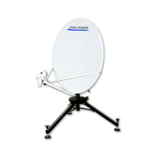 Challenger 1.2m Ku-Band Quick Deploy Antenna in Dual-Skin or AntennaArmor Configuration