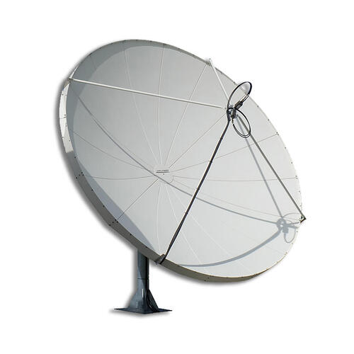 Challenger 3.8m C, Ku-Band Prime Focus Satellite Antenna with Az-El or Motorized Mount