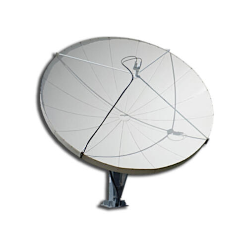 Challenger 4.5m C, Ku-Band Prime Focus Satellite Antenna with King Post Mount