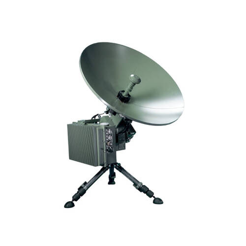 Starlight A600 Manpack SATCOM Terminal in Tactical Deployment