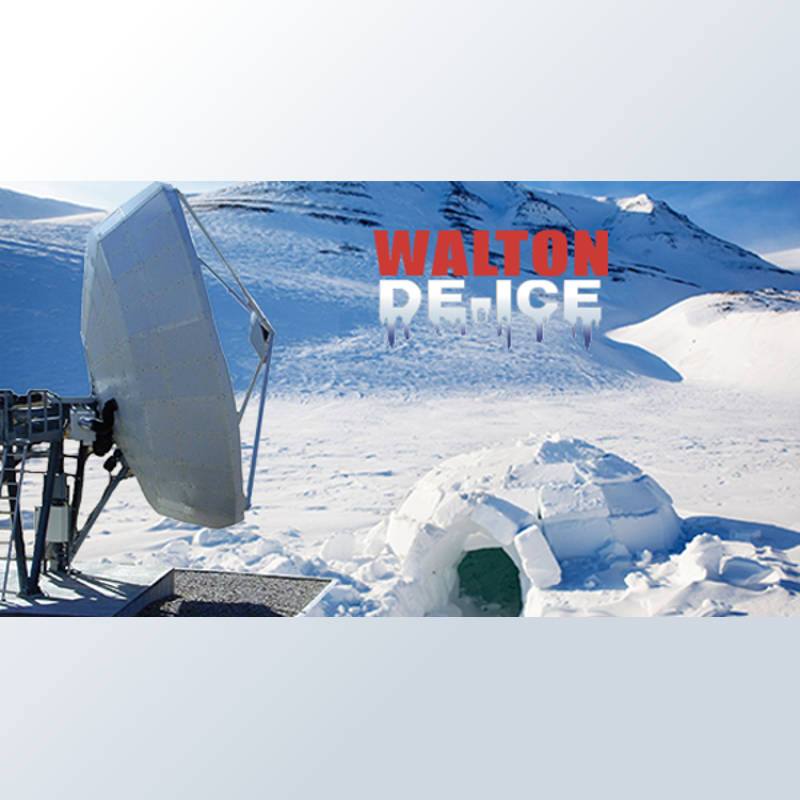 ice on satellite dish